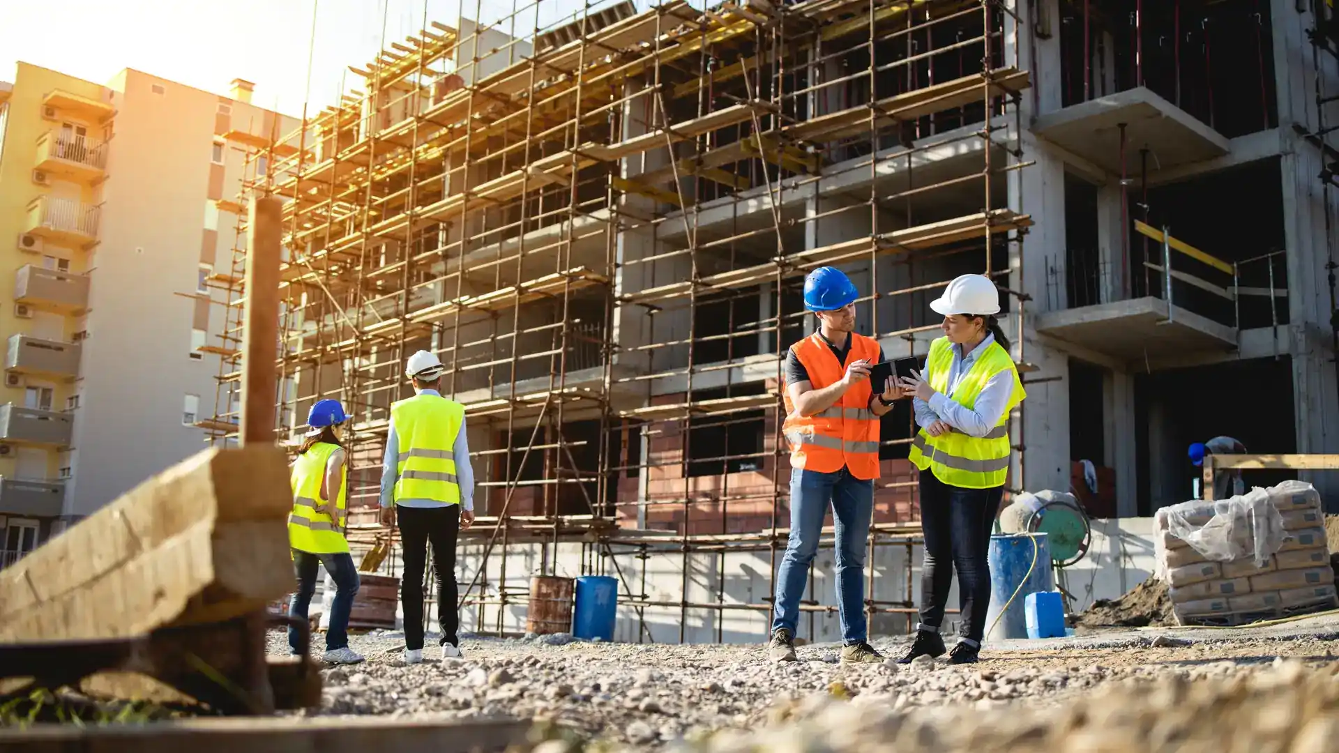 A team using SiteSurvey on a live site